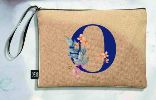 Bolso de mano letra o una pieza (diseño variado) (25×18×1 )